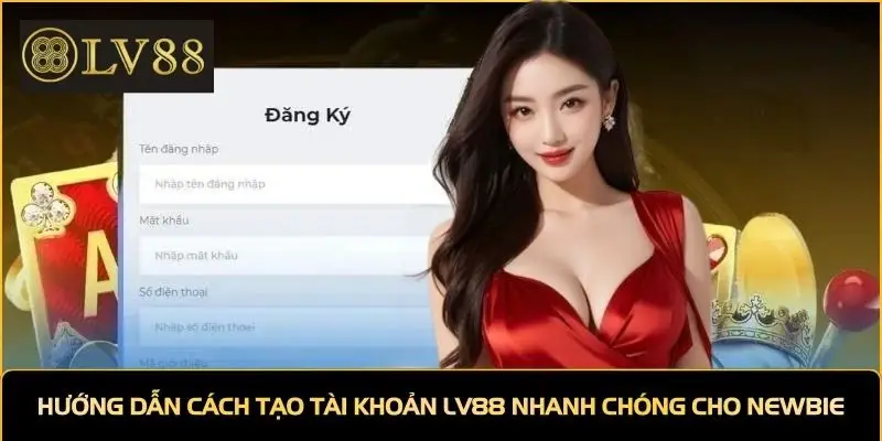 Hướng dẫn cách tạo tài khoản LV88 nhanh chóng cho newbie