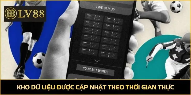 Kho dữ liệu thể thao được cập nhật theo thời gian thực